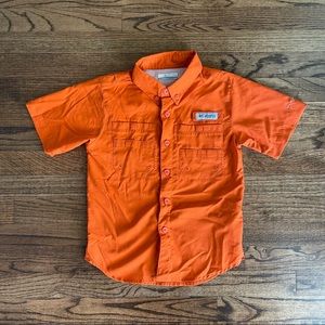 Boys Columbia PFG Fishing Shirt, sz S/8